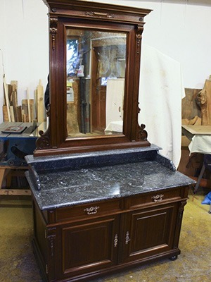 Repairing and restoring antique furniture